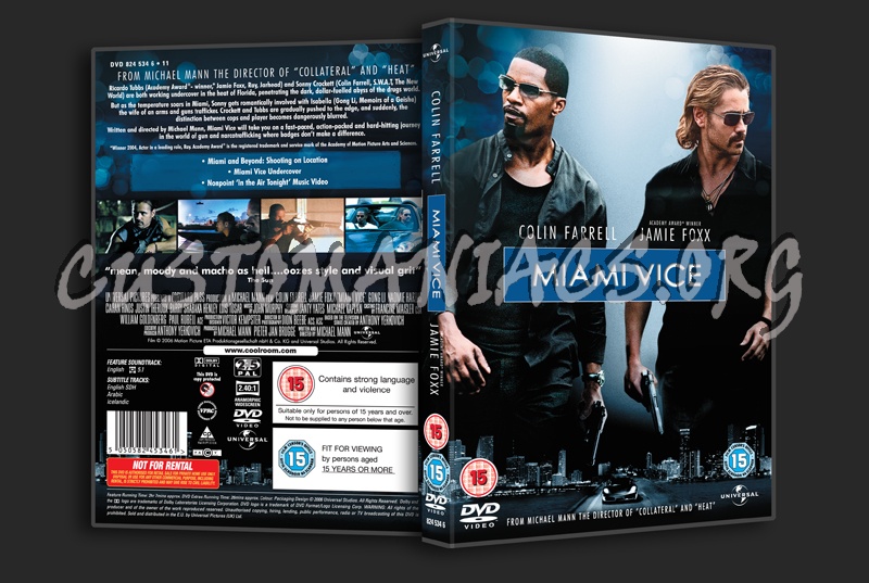 Miami Vice dvd cover