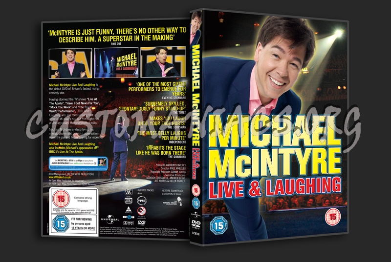 Michael McIntyre Live & Laughing dvd cover