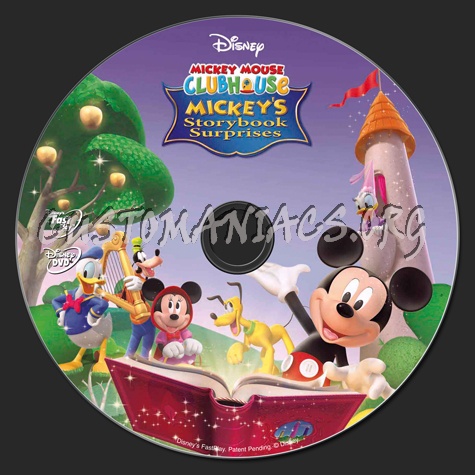 Mickey Mouse Clubhouse: Mickey's Storybook Surprises dvd label - DVD ...