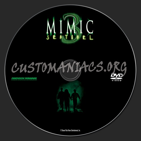 Mimic 3 dvd label