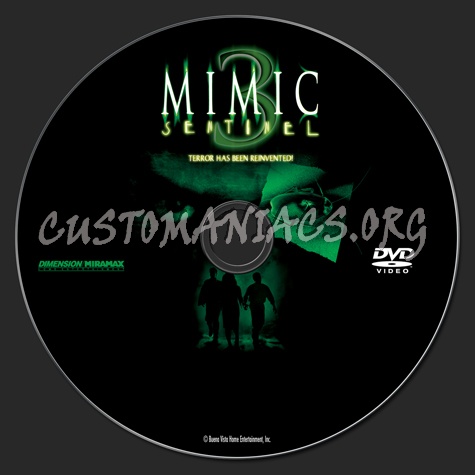 Mimic 3 dvd label