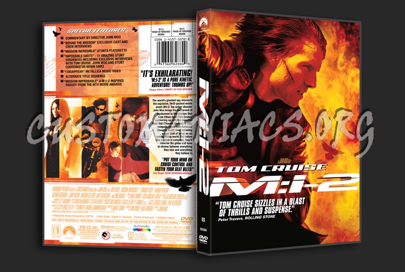 Mission Impossible 2 dvd cover