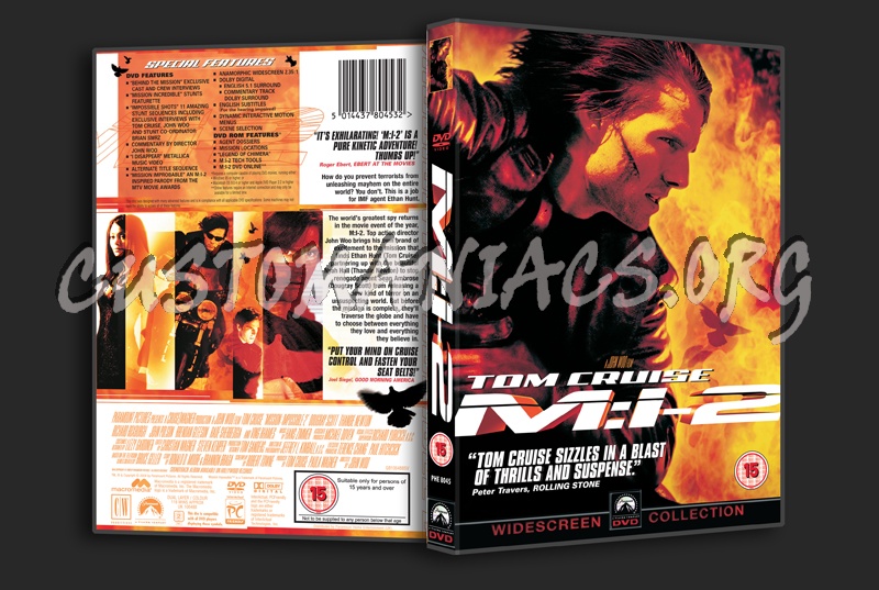 Mission Impossible 2 dvd cover