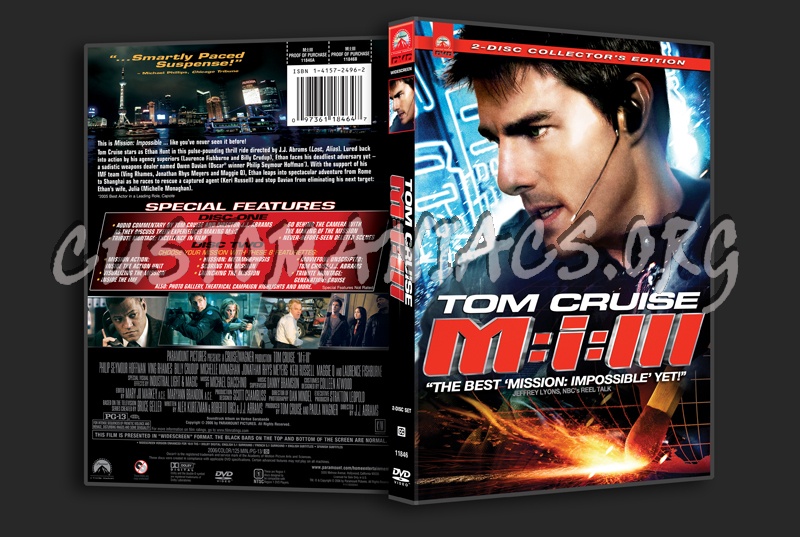 Mission Impossible 3 dvd cover