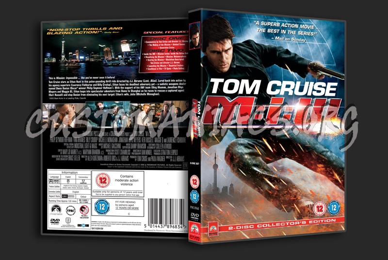 Mission Impossible 3 dvd cover