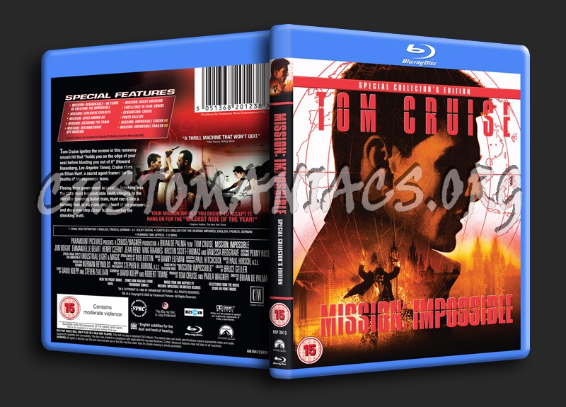 Mission Impossible blu-ray cover