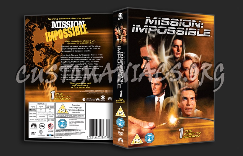 Mission Impossible Season 1 dvd cover