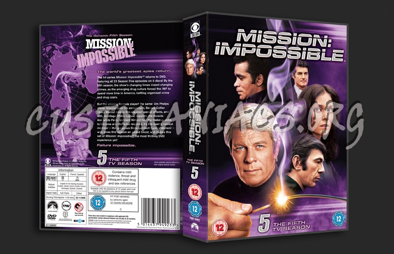 Mission Impossible Season 5 dvd cover