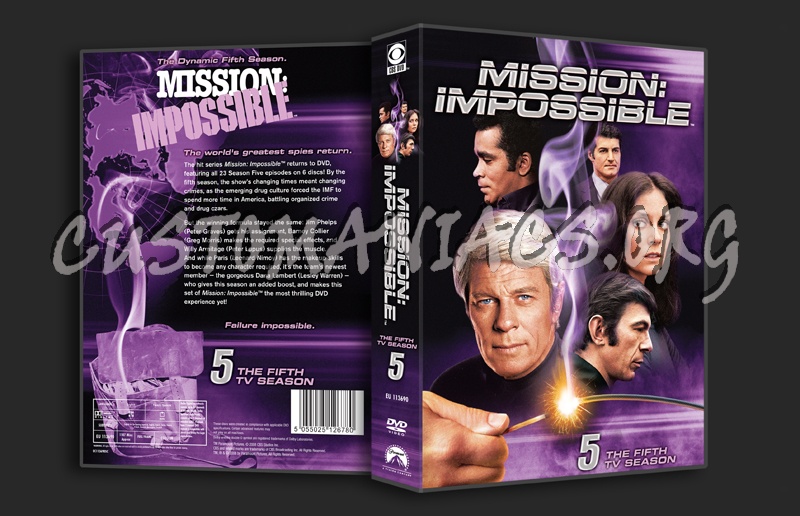 Mission Impossible Season 5 dvd cover