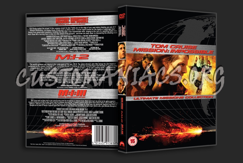 Mission Impossible Trilogy dvd cover