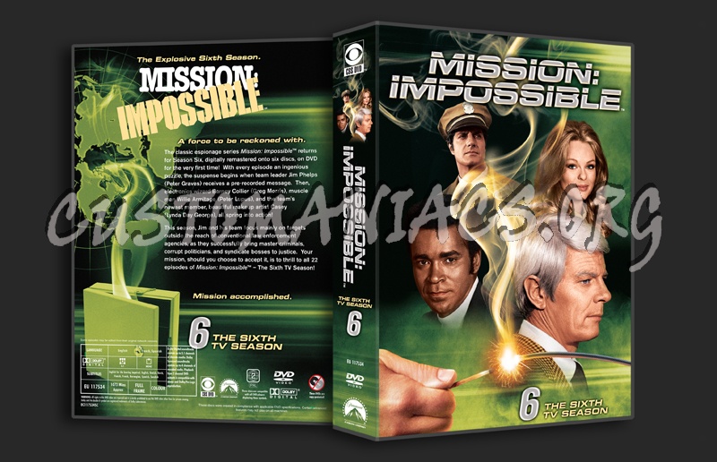 Mission Impossible Season 6 dvd cover