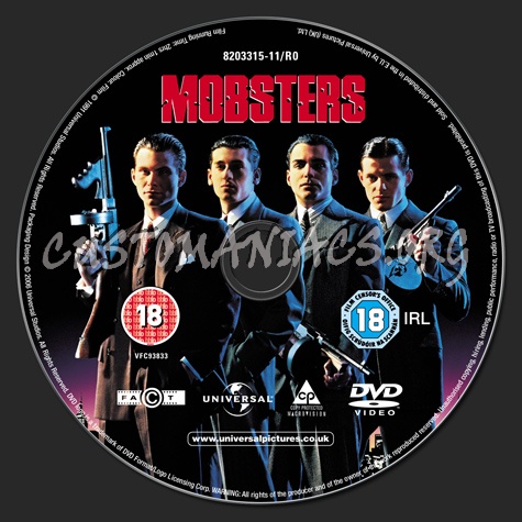 Mobsters dvd label
