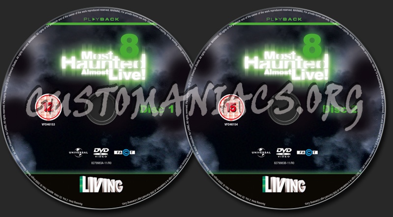 The Best of Most Haunted Almost Live! 8 dvd label