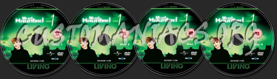 Most Haunted Series 1 dvd label