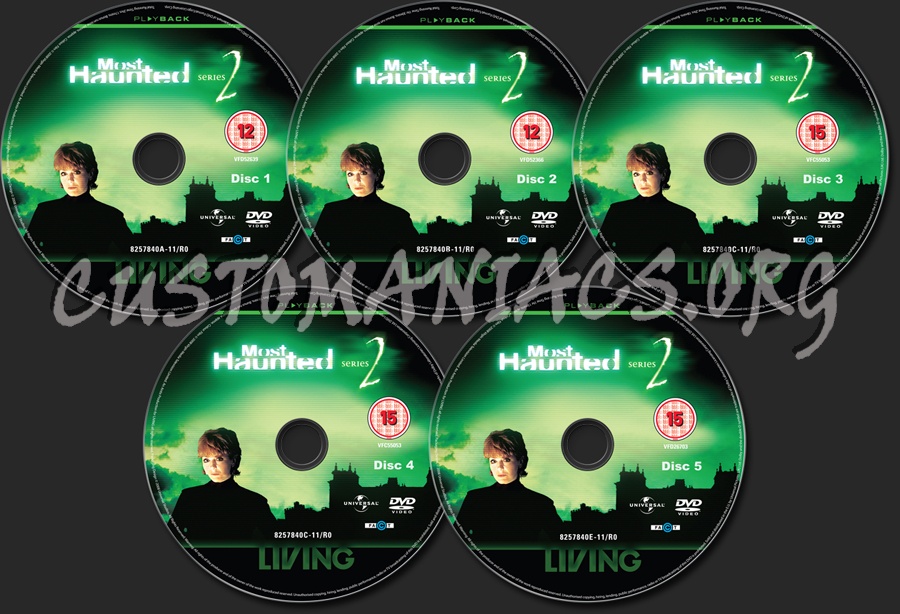Most Haunted Series 2 dvd label