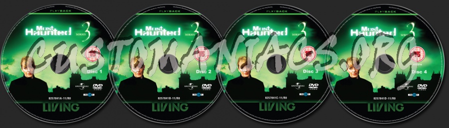 Most Haunted Series 3 dvd label