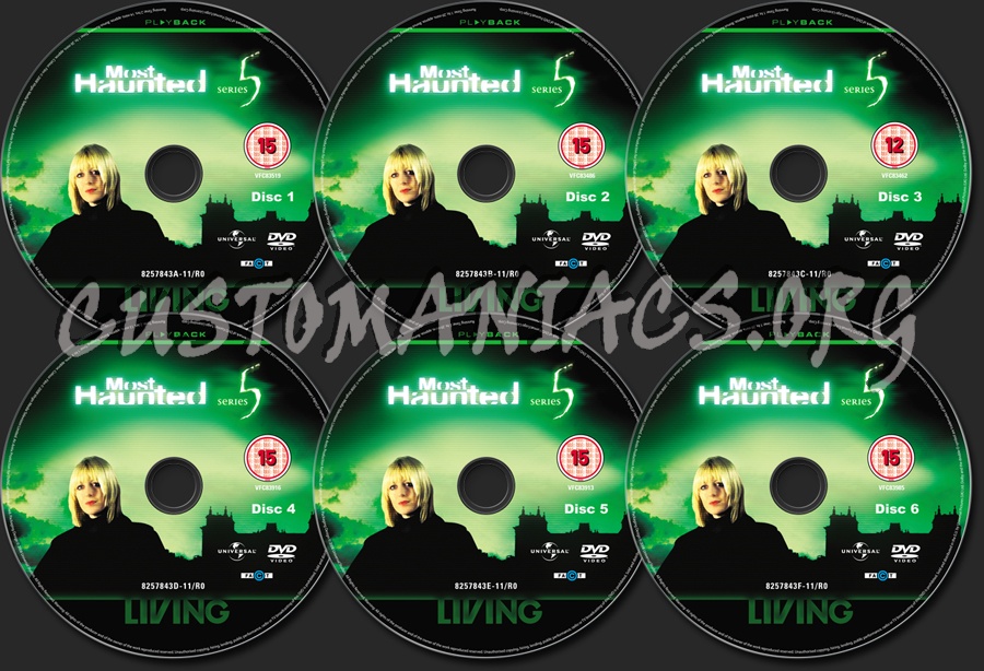 Most Haunted Series 5 dvd label