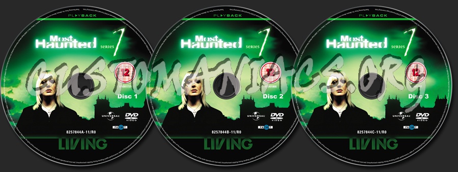 Most Haunted Series 7 dvd label