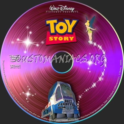 Toy Story dvd label