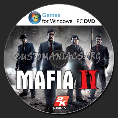 Mafia II PC dvd label