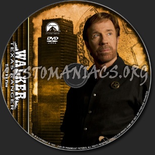 Walker, Texas Ranger: Trial By Fire - TV Collection dvd label