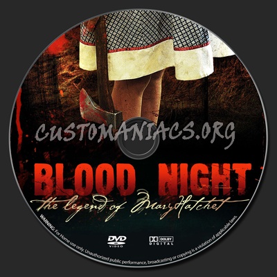 Blood Night : The Legend of Mary Hatchet dvd label