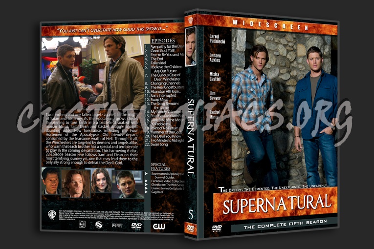 Supernatural dvd cover