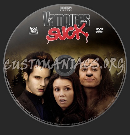 Vampires Suck dvd label