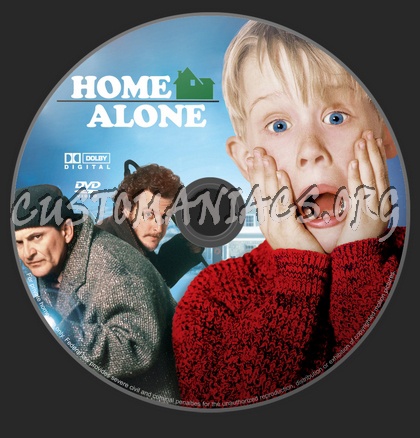 Home Alone dvd label
