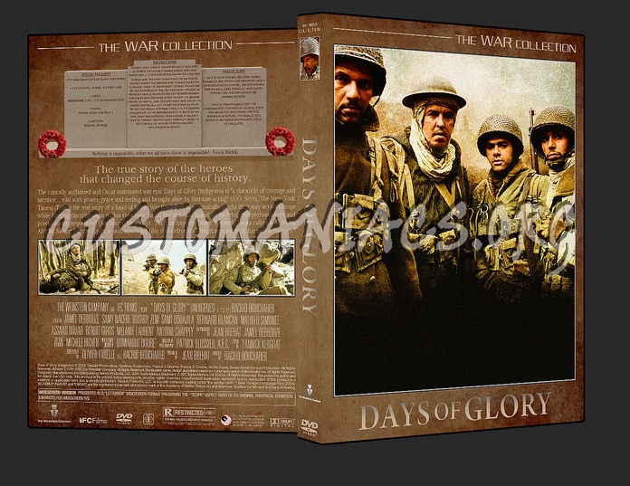 War Collection Days Of Glory dvd cover