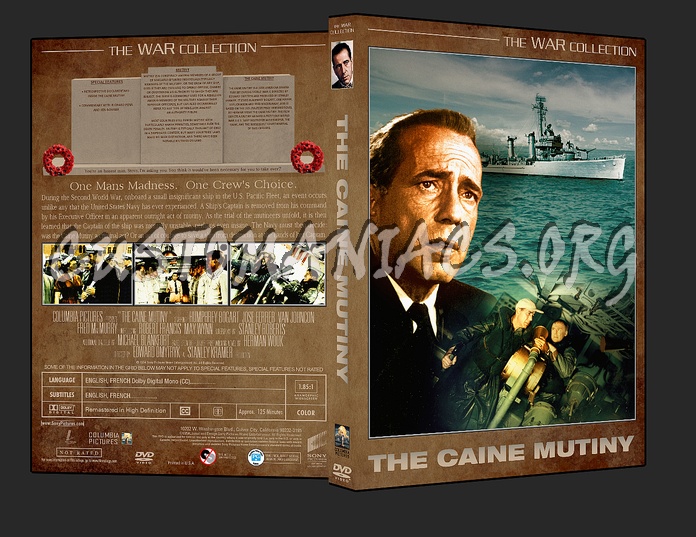 War Collection The Caine Mutiny Dvd Cover Dvd Covers Labels By