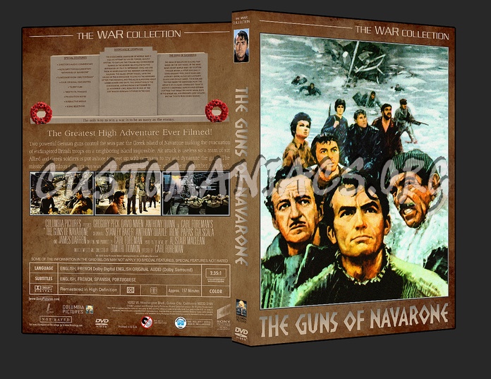 War Collection The Guns Of Navarone dvd cover