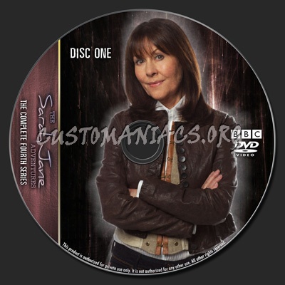 The Sarah Jane Adventures Season Four dvd label