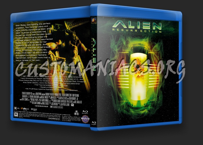 Alien Resurrection blu-ray cover