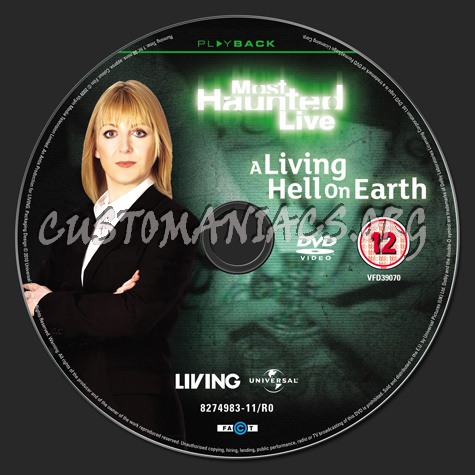 Most Haunted: A Living Hell on Earth dvd label
