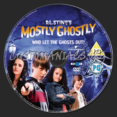 Mostly Ghostly dvd label