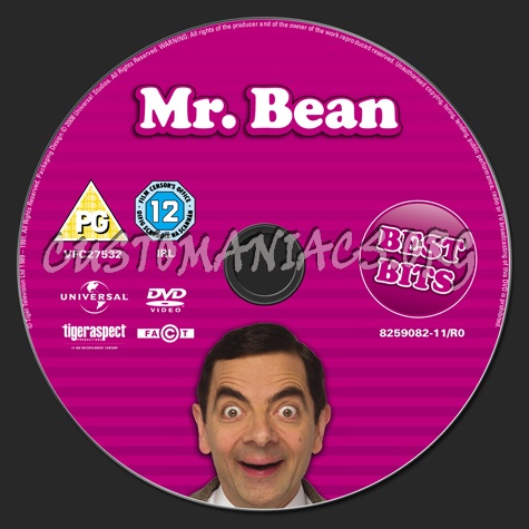 Mr. Bean Best Bits dvd label