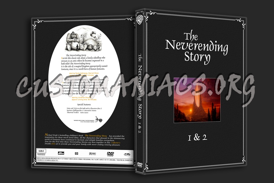 The Neverending Story 1 & 2 dvd cover