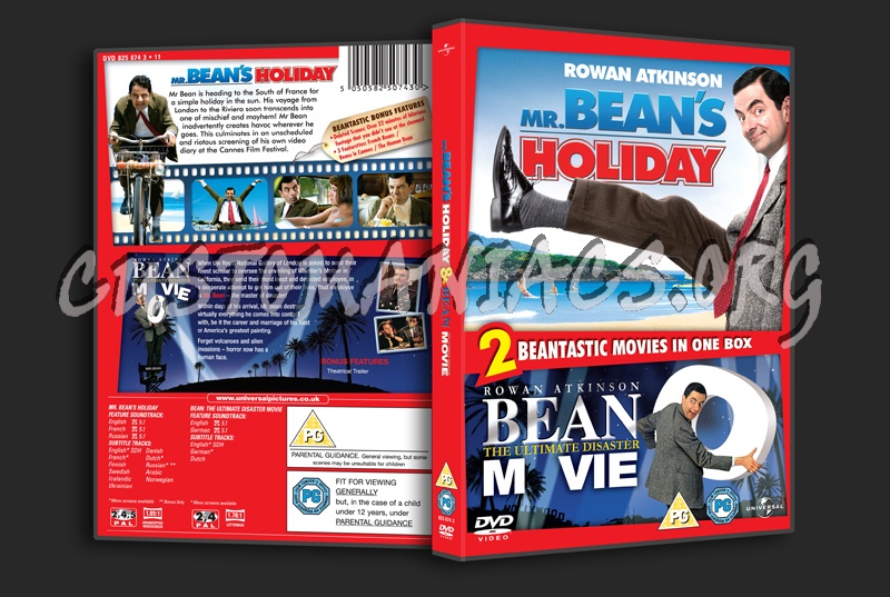 Mr. Beans Holiday & Bean Movie dvd cover