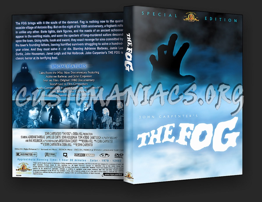 John Carpenter's The Fog dvd cover