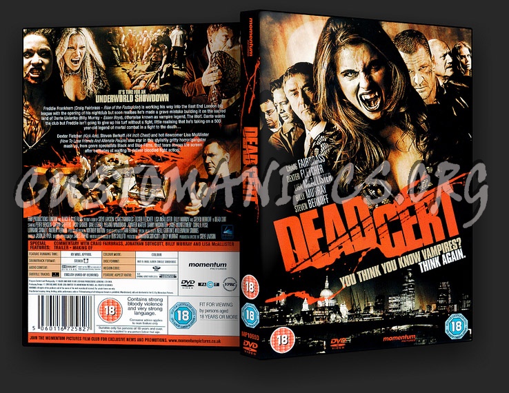 Dead Cert dvd cover