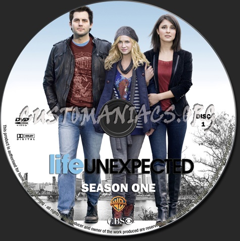 Life Unexpected Season 1 dvd label