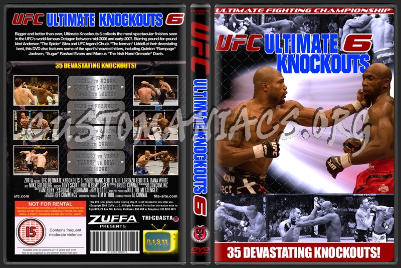 UFC Ultimate Knockouts 6 dvd cover