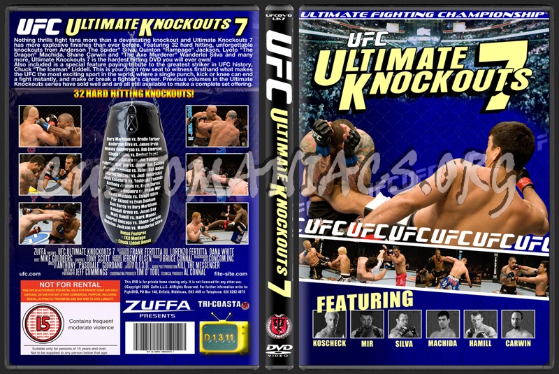 UFC Ultimate Knockouts 7 dvd cover