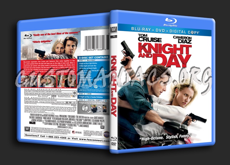Knight and Day blu-ray cover