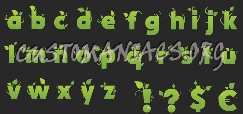 Alphabet Green 