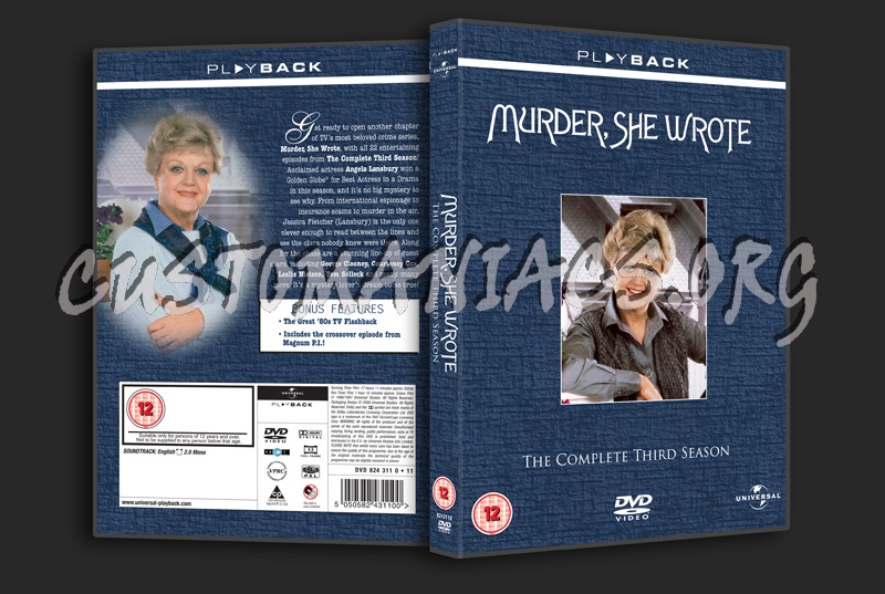 Murder, She Wrote Season 3 dvd cover
