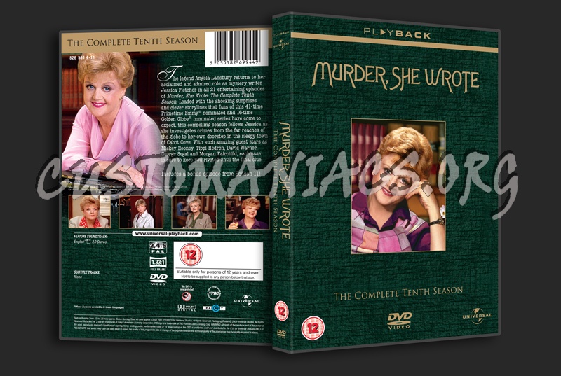 Murder, She Wrote Season 10 dvd cover