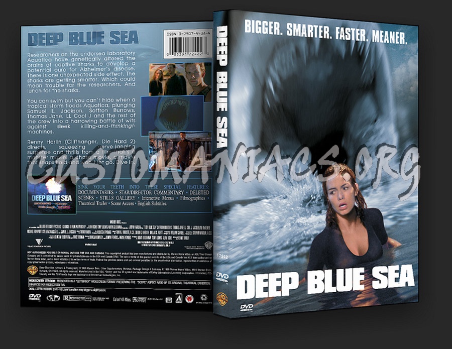 Deep Blue Sea dvd cover