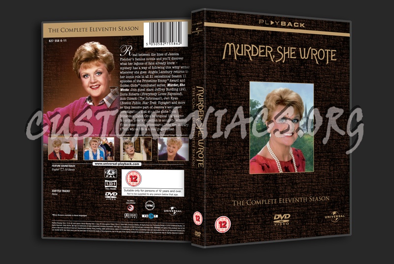 Murder, She Wrote Season 11 dvd cover